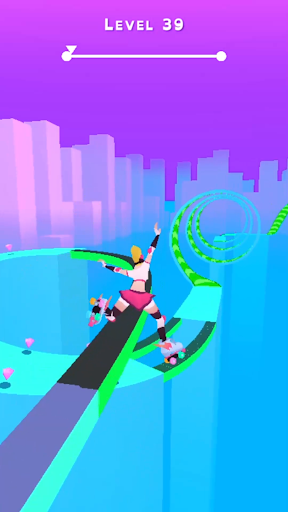 Sky Roller: Rainbow Skating - Action - games