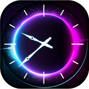 Galaxy Analog Clock Widget  Icon