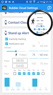 New Wear Stand-up Alert  Watchface complication bubble Apk Download 3