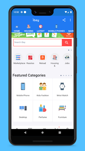 Android application iBay Maldives screenshort