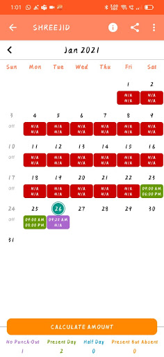 Location Employee Attendance and