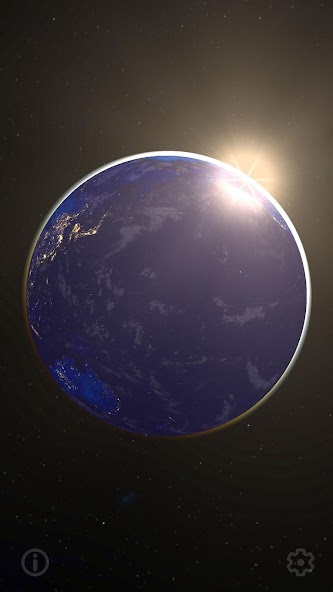 3D Earth & Real Moon banner