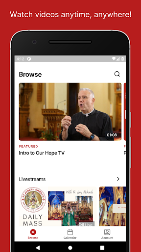 Android application Our Hope TV screenshort