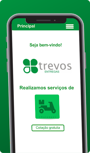 Android application Trevos Entregas - Cliente screenshort