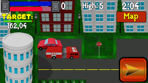 Fire Truck Arcade Challenge Screen 2