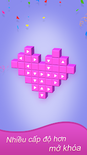 Nhấp để xa 3D:Khối Puzzle Cube