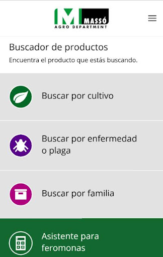 Android application Massó Agro screenshort