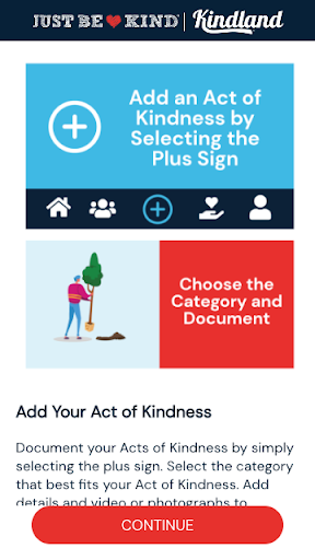 Android application Just Be Kind screenshort