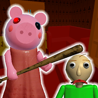 Piggy Granny & Scary Branny Baldi Horror Roblx Mod