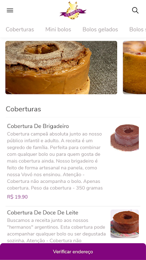 Android application Vó, Quero Bolo! screenshort