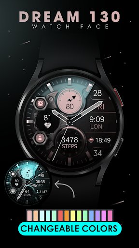 Dream 130 Analog Watch Face Screen 2