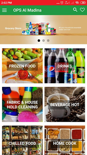 Android application OPS Al Madina Supermarket screenshort