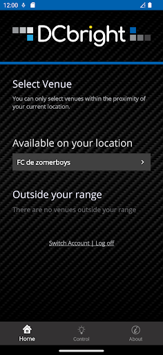 DCbright Control Screen 2