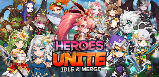 HEROES UNITE IDLE & amp MERGE MOD APK 2.10.0 (Weak Enemy) Android
