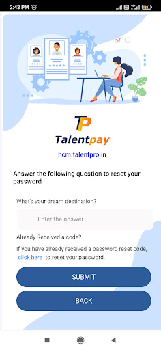 TalentPay Screen 2