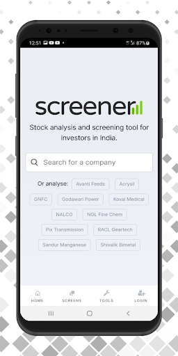 Screener - Stocks Analysis App