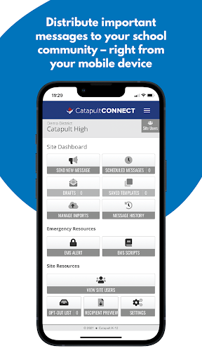 Android application Catapult Connect screenshort