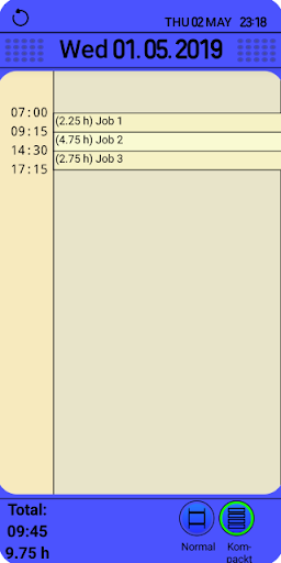 Work Time Manager - Fast and E Screen 2