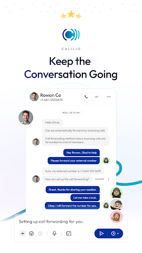 Calilio: Second Phone Number Screenshot 3 - AppWisp.com
