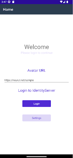Android application ei8 Chat screenshort