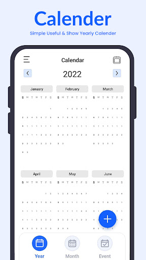 Android application Calendar screenshort