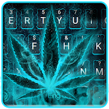 Neon Smoky Flower Keyboard icon