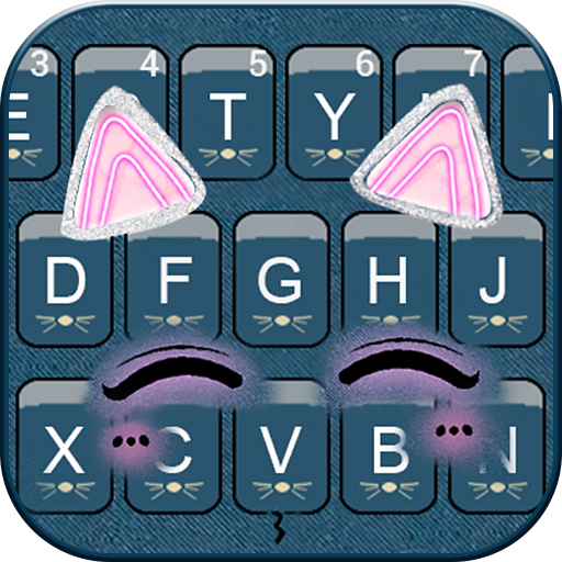 Cute Cat Smile Keyboard Theme logo
