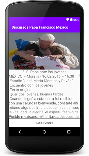 Discursos papa Mexico Screen 3