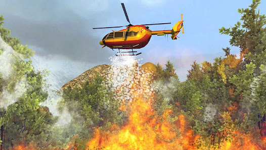 Fire Helicopter Force Mod APK 1.9 (Unlimited money) Gallery 1