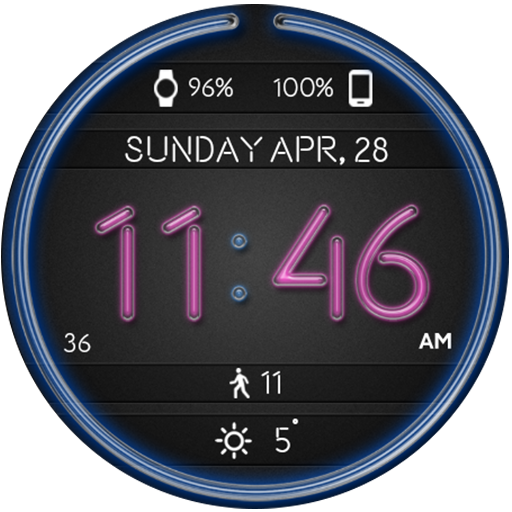 Neon Lights HD Watch Face 4.9.4.2 Icon