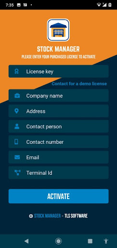 Android application Inventory Manager screenshort