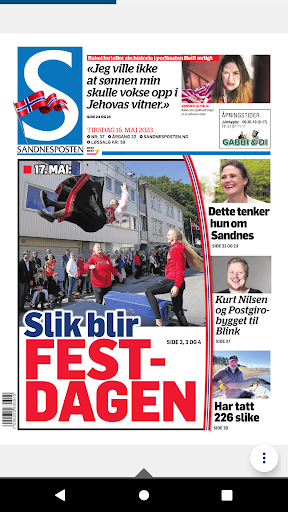 Sandnesposten eAvis Screen 2