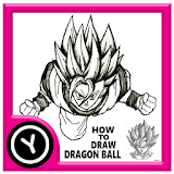 How to draw dragon ball icon