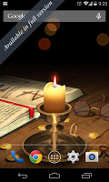 screenshot of Melting Candle Wallpaper Lite
