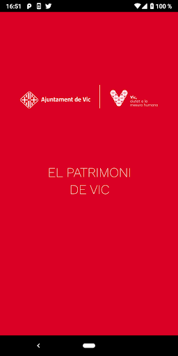 Android application El Patrimoni de Vic screenshort