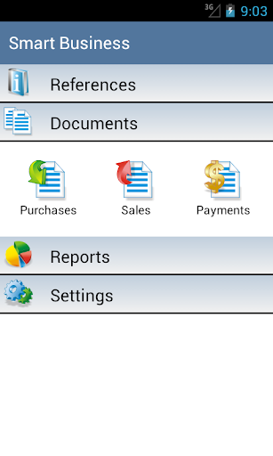 Android application SmartBiz- invoice & accounting screenshort