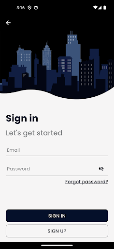 Android application The Property Clique screenshort