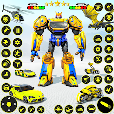 Robot War Robot Transform Gameのおすすめ画像1