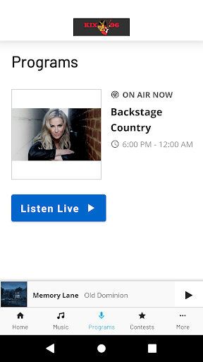 KIX 96 WXFL Screen 2
