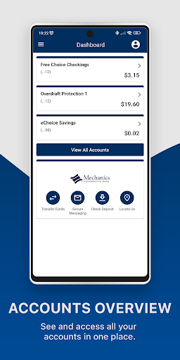 Mechanics Cooperative Bank Screen 3