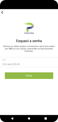 Pedidos WEB Screen 3