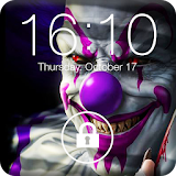 Clown Joker Dark Screen Lock icon