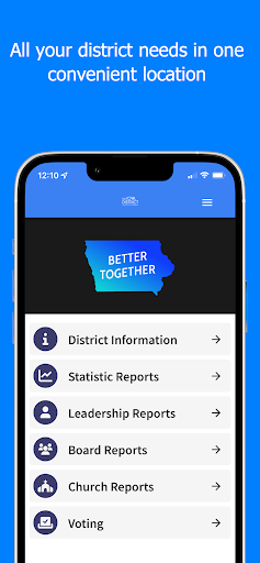 Android application Iowa Nazarene screenshort