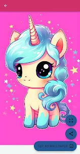 Cute Kawaii Unicorn Wallpapers