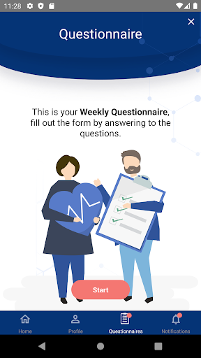 ONCORELIEF Mobile App Screen 3
