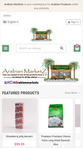 Android application Arabian Marketz screenshort