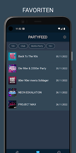 PartyFeed Screen 3