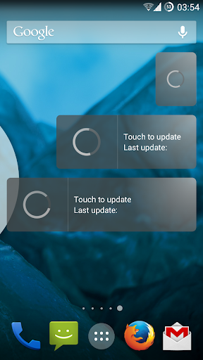 Android application OmegaV Door Status screenshort