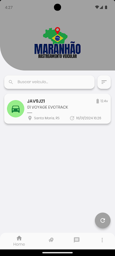Android application Maranhão Rastreamento screenshort