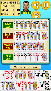 Pinochle Varies with device screenshots 2
